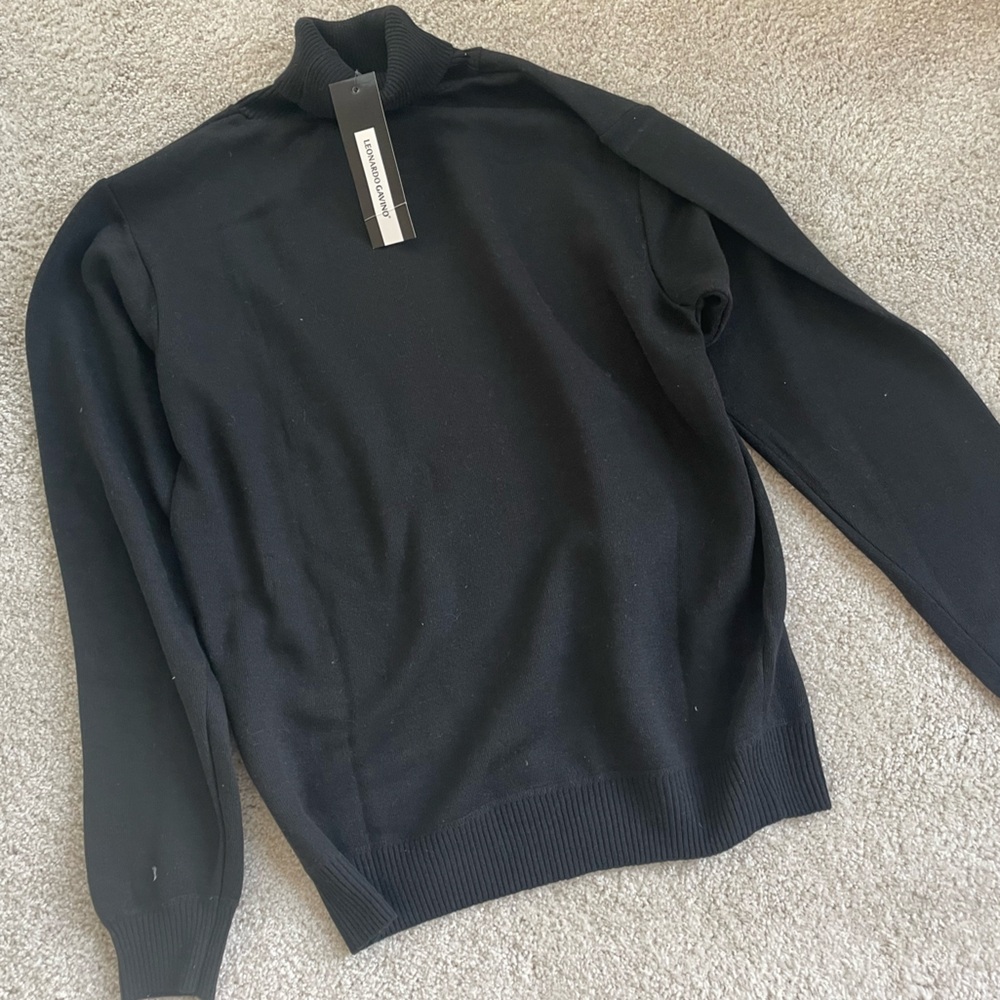 Men’s Black Turtleneck